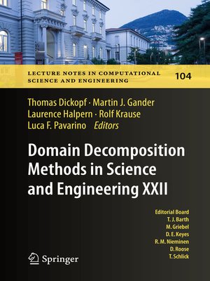 cover image of Domain Decomposition Methods in Science and Engineering XXII